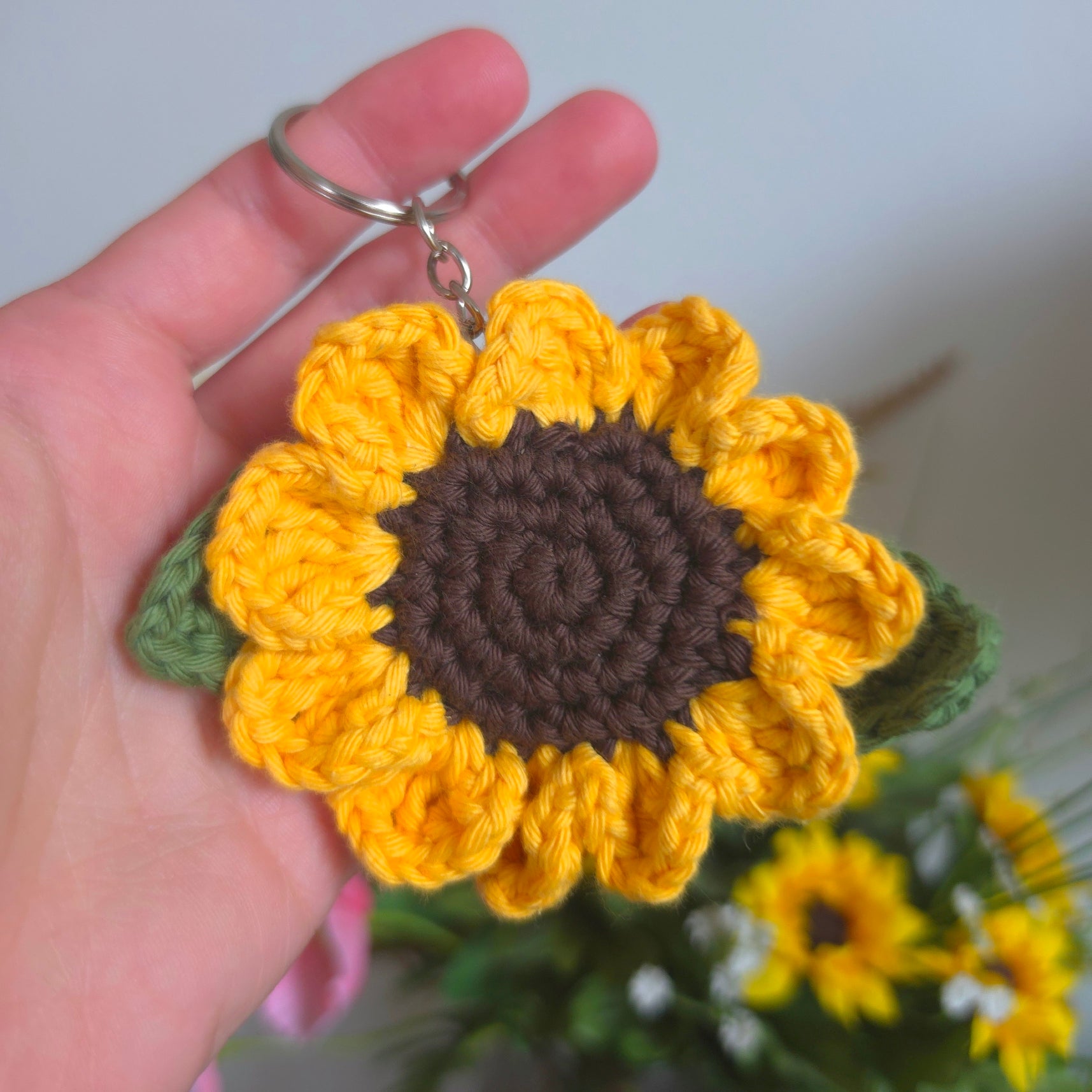 Sunflower -keychain