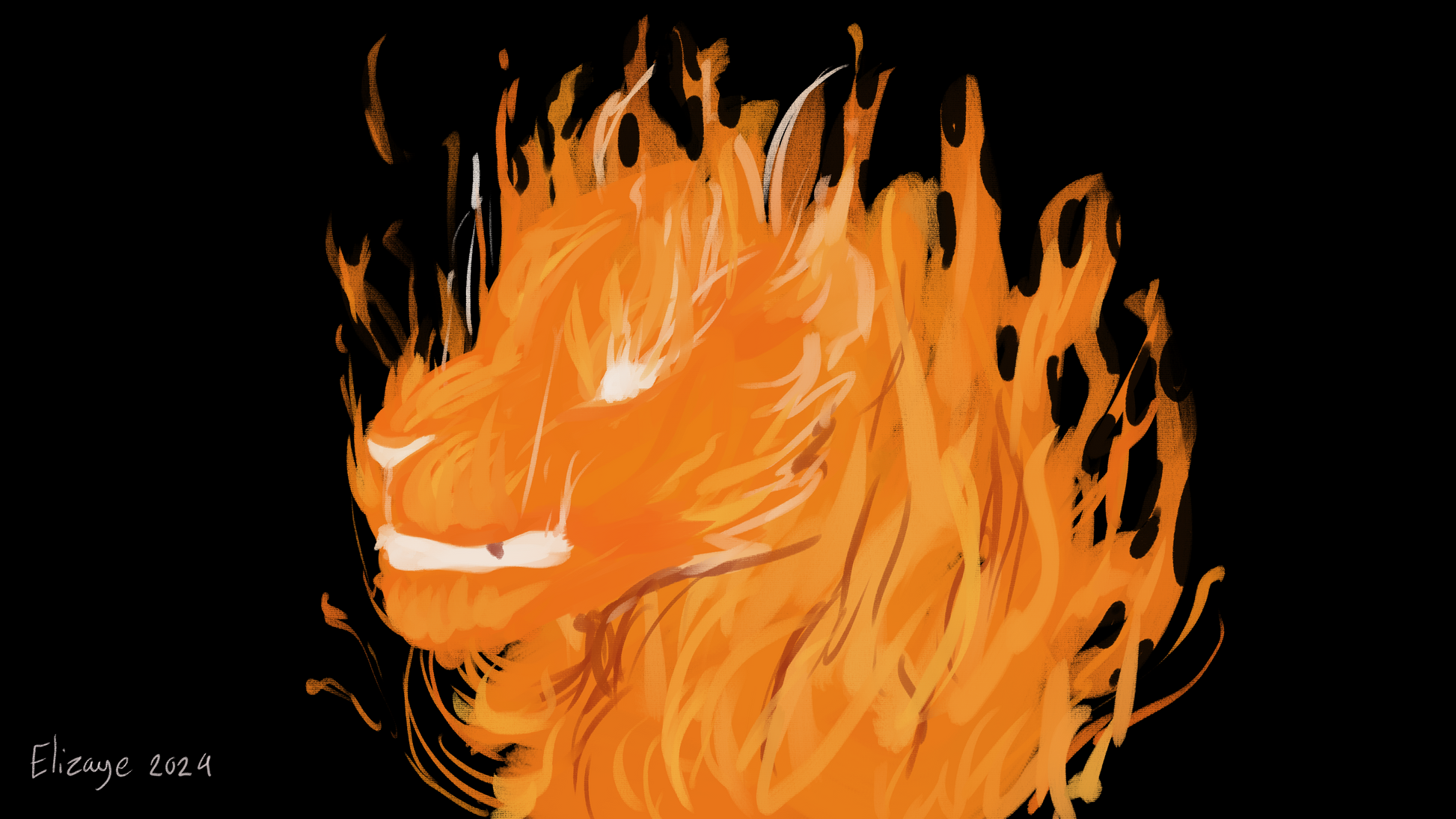 Fiery Angel (and a lion)