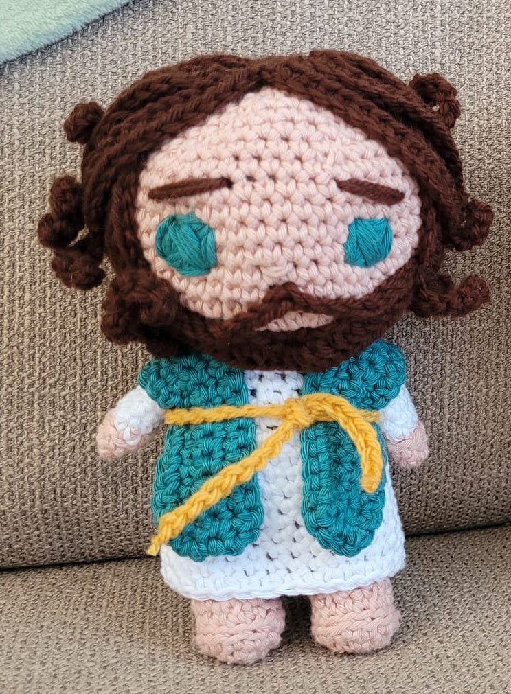 Jesus amigurumi doll